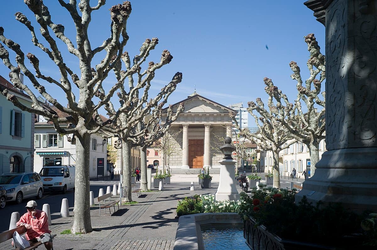 Place du Temple a Carouge